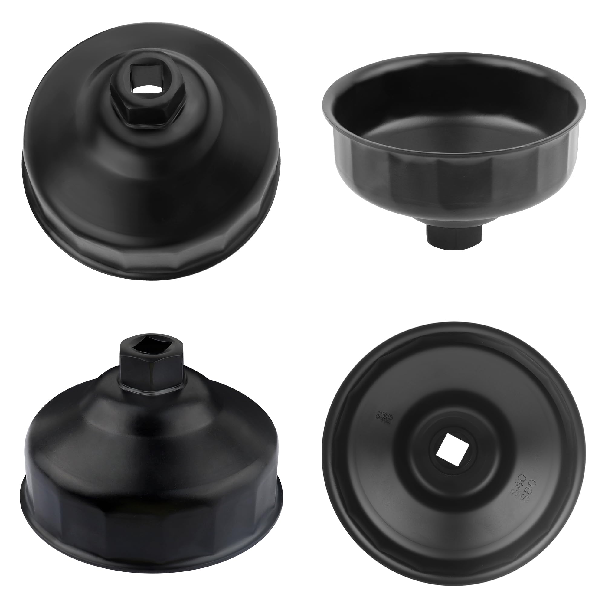 Clé à Filtre à Huile 86 Mm 16 Cannelures - Alliage D'aluminium Plaqué - Compatible Nombreux Modèles BMW, Audi, VW... - 3