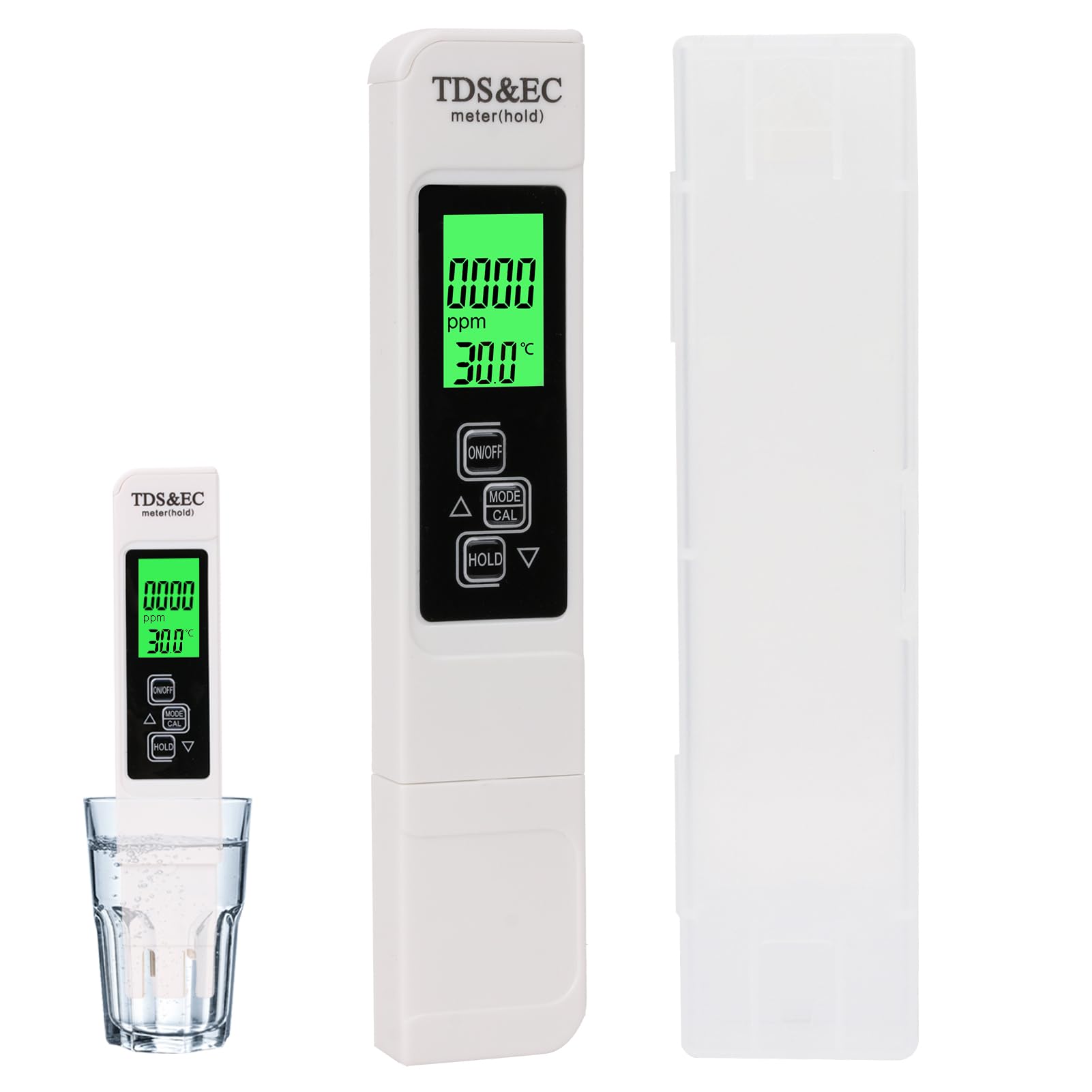 2026 NEW 4-in-1 TDS Meter Digital Water Tester，Portable Water Quality Tester TDS/EC/Temperature (℃/℉) Meter 0-9999ppm,Range±2% Accuracy Testing for Drinking Water, RO/DI System Aquariums Hydroponics