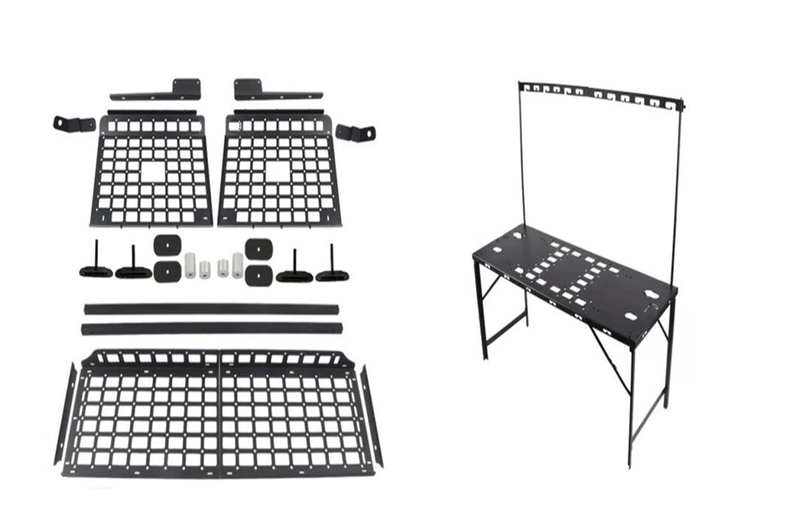 Maletero Trasero Retráctil para Suzuki para Jimny JB23 JB33 JB43 1998-2017 Estante Maletero Trasero Organizadores Carga Bastidores Almacenamiento Modulares Cubierta Carga(Table)