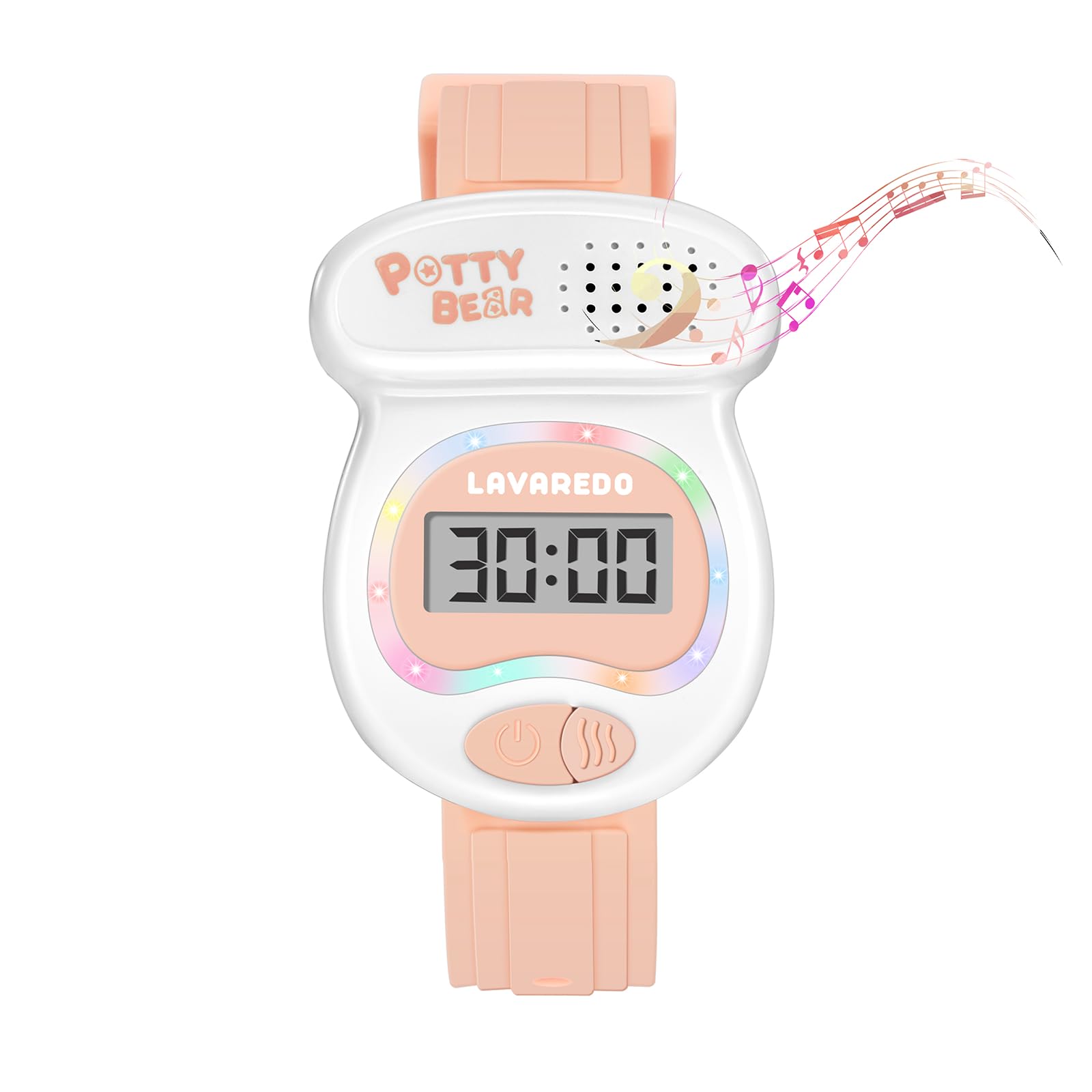Kids Watch Potty Training Watches for Boys and Girls, Potty Timer Toilet Shape and LED Colorful Lights, Music Reminds Kids It's Time to Go to The