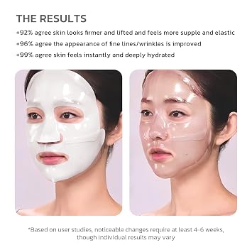 Collagen Face Mask Deep Anti Wrinkle Lifting Hydrating Overnight Masks 38g x 4ea, Tightening, Moisturizing, Pore Minimizing, Skin Care Mask