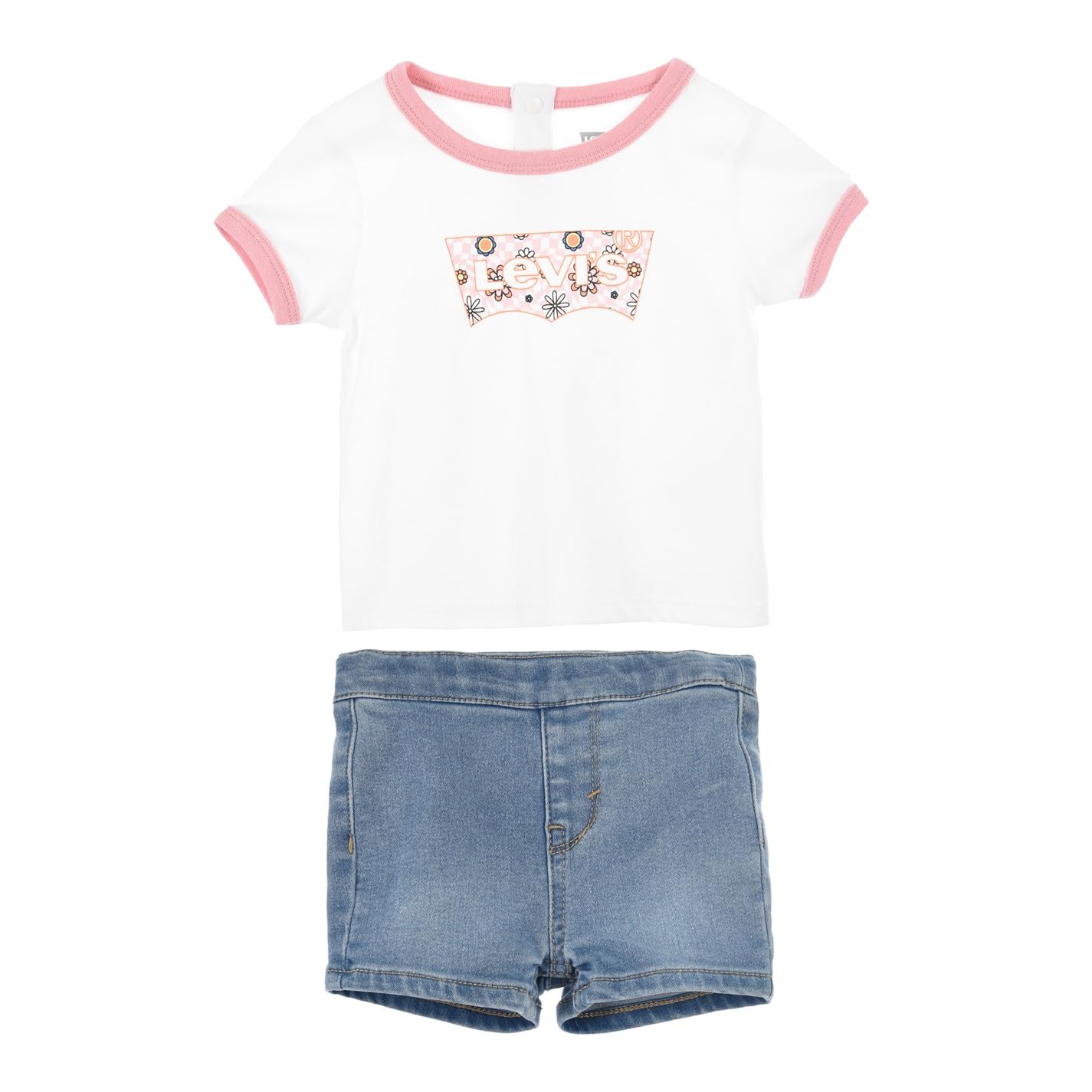 Levi's Lvb Popsicle Short Set 6eh013 Ensembles Bébé Fille