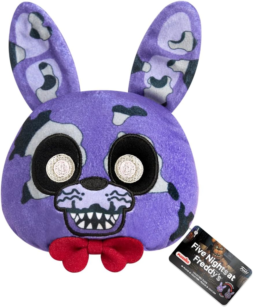 Funko Plush: Five Nights At Freddy's (FNAF) Reversible Heads - 4" Bonnie the Rabbit - Collectable Soft Toy - Birthday Gift Idea - Official Merchandise - Stuffed