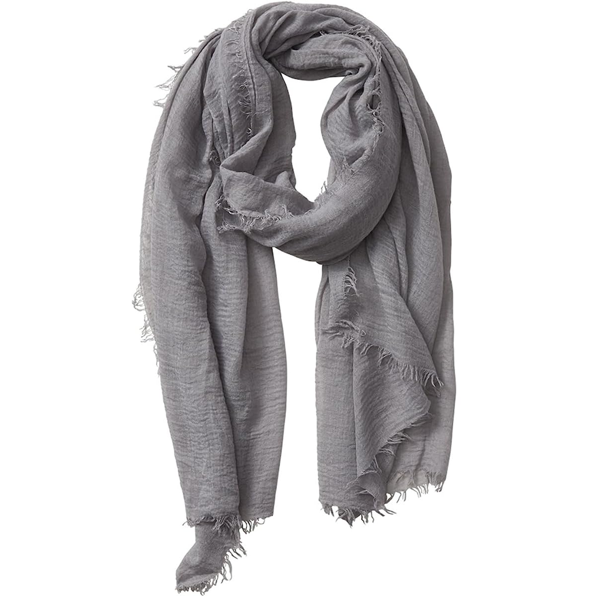 Lightweight Cotton Blend Scarf for Women Men | Large,Breathable,Thin,Soft,Crinkle Scarf,Hijab Head Wrap,NeckScarf,Everyday,Travel Scarf,Summer Dress Scarves Holiday Gift
