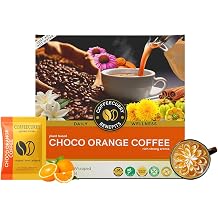 COFFEECURRY Choco Orange Coffee Premix 30 Sachet - 1 Month Pack - Instant Coffee Premix With Rich Chocolate and Vibrant Orange