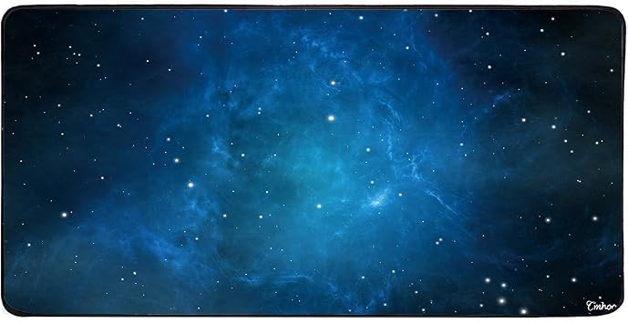 Large Mouse Pad Gaming XXL & Desk Keyboard Mat Size 35.4x15.7x0.1IN, 90x40 Sky Blue