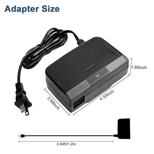 Miniatura 7 de Power Supply and Cable Compatible with N64, AV Cable for N64, AC Power Supply Adapter and AV Composite Video Cable Cord Compatible with N64