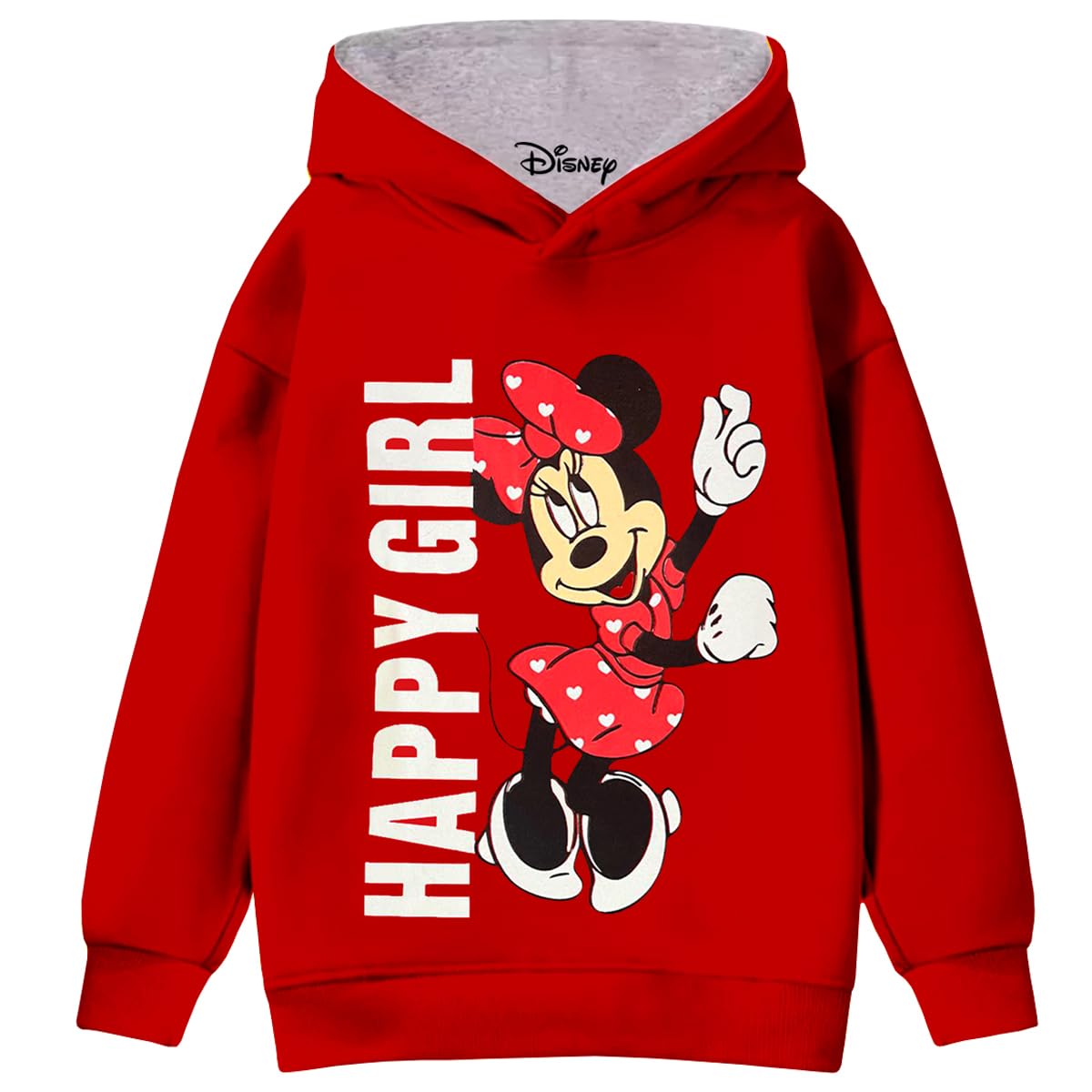 Kuchipoo Girls Regular Fit Winterwear Hood (© Disney, Multi-Colored)-image-8
