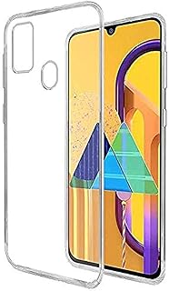 جراب خلفي شفاف ناعم من البولي يوريثين الحراري لهاتف سامسونج جالاكسي M30s