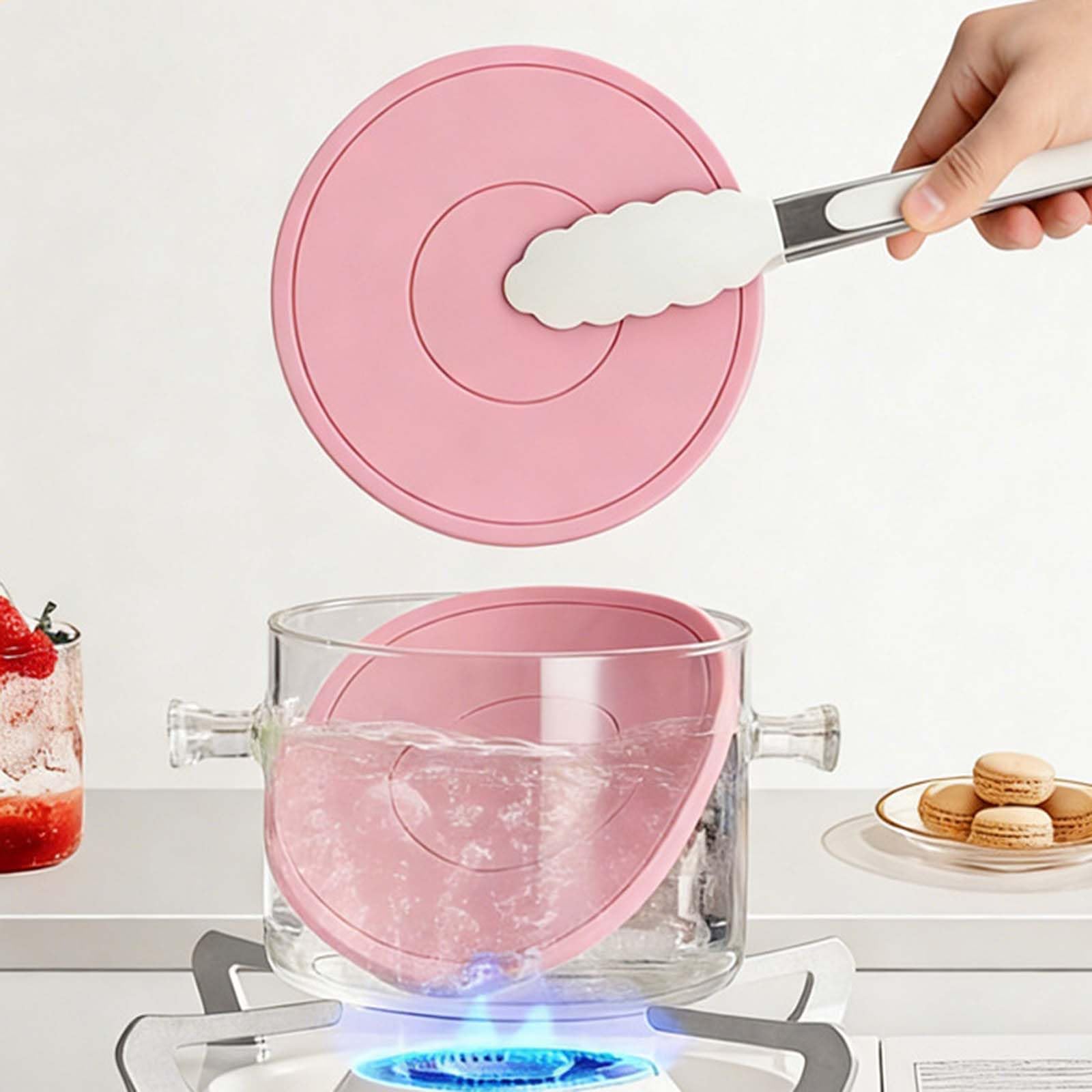 Paquete de 5 salvamanteles de Silicona para ollas Calientes, | Agarraderas y almohadillas calientes resistentes al calor para mesa de encimera de cocina, decoración moderna de cocina