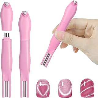 WOKOTO Imán de uñas de ojo de gato rosa 3 en ...