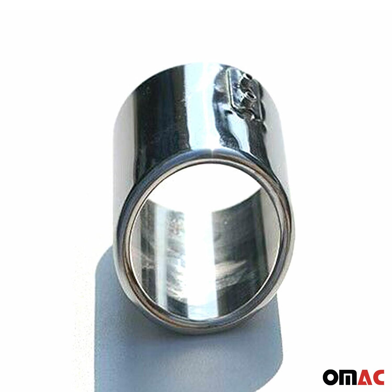 OMAC Auspuffblende Endrohr kompatibel mit Mercedes C Klasse W204 2007-2014 Edelstahl Chrom 2tlg