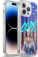 Vista 60 de Head Case Designs Funda de gel suave con licencia oficial de la WWE American Nightmare Flag Cody Rhodes Graphics compatible con Apple iPhone 7