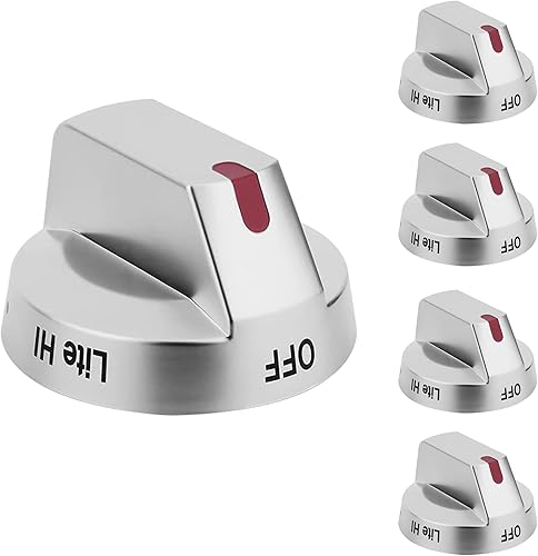 DG94-03500AZ (5 piezas) para perillas de estufa de gas Samsung, DG94-03500U para perillas de horno Samsung, reemplazos compatibles con NX60T8111SS