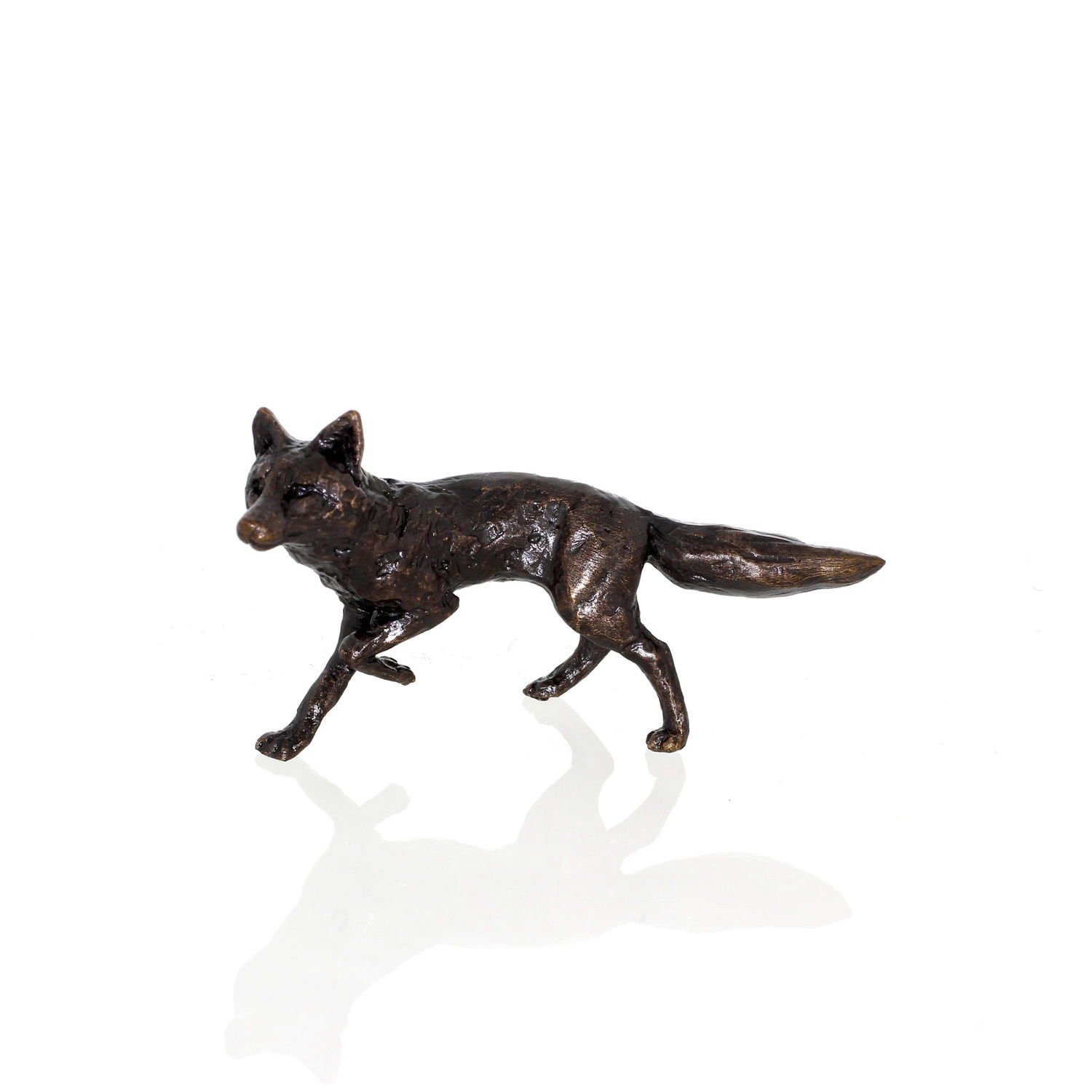 Butler & Peach - Solid Bronze Miniature Fox