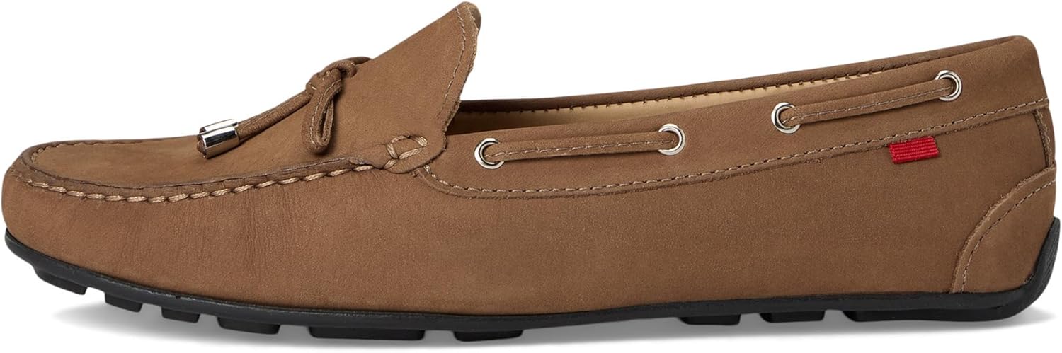 MJNY Womens Casual Comfortable Genuine Leather Lightweight Driving Moccasins Classic Fashion Tiebow Slip On Ladies Driving Loafer Flat Shoes - Image 4