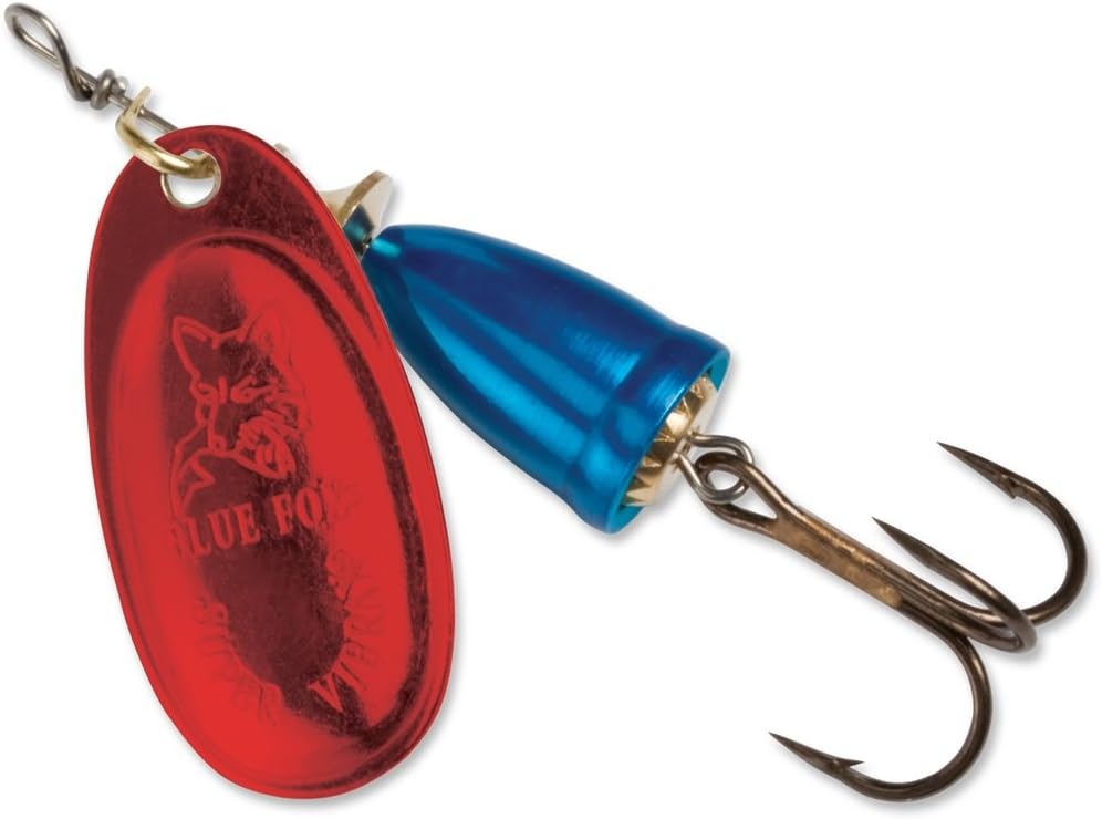 60-40-451IC Classic Vibrax 04 Tackle, Bleeding Silver/Chrome Blue, 3/8