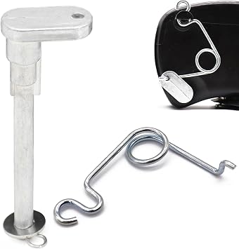 Fuel Door Hinge Pin With Gas Door Spring for 2009-2014 F150 2010-2014 Lincoln Mark LT Loose Gas Cap Permanent Repair Fix