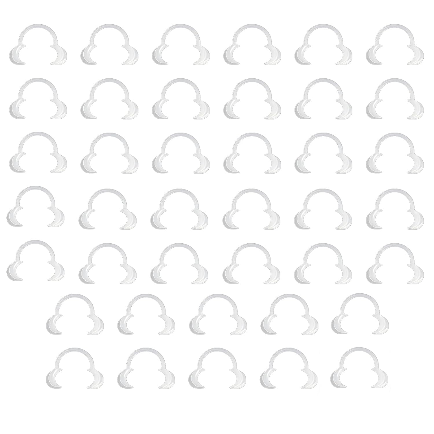 40-Piece Pack Mouth Opener,Dental Cheek Retractor, Dental Mouth Opener,Mouth Retractor,Mouth Opener for Brushing Teeth,Cheek Retractors,Retractors Dental,Suitable for Braces Challenge Games