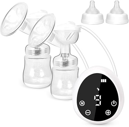 Amazon Akizora 搾乳器 電動 さく乳器 充電式 搾乳機 母乳フリーザーバッグ10個付き 両胸搾乳用のチューブ付き 両胸同時搾乳可能 方胸搾乳用のチューブ付き 方胸搾乳可能 3モード9段階 35db低ノイズ 180ml哺乳瓶 搾乳器 ベビー マタニティ 通販