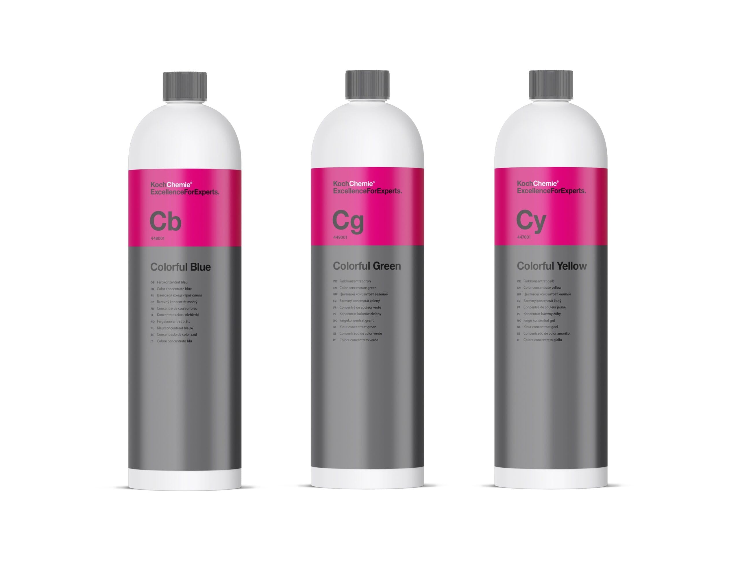 KOCH CHEMIE - Bunt - Blau | Grün | Gelb - Farbschaum-Konzentrat - 1000ml Grün