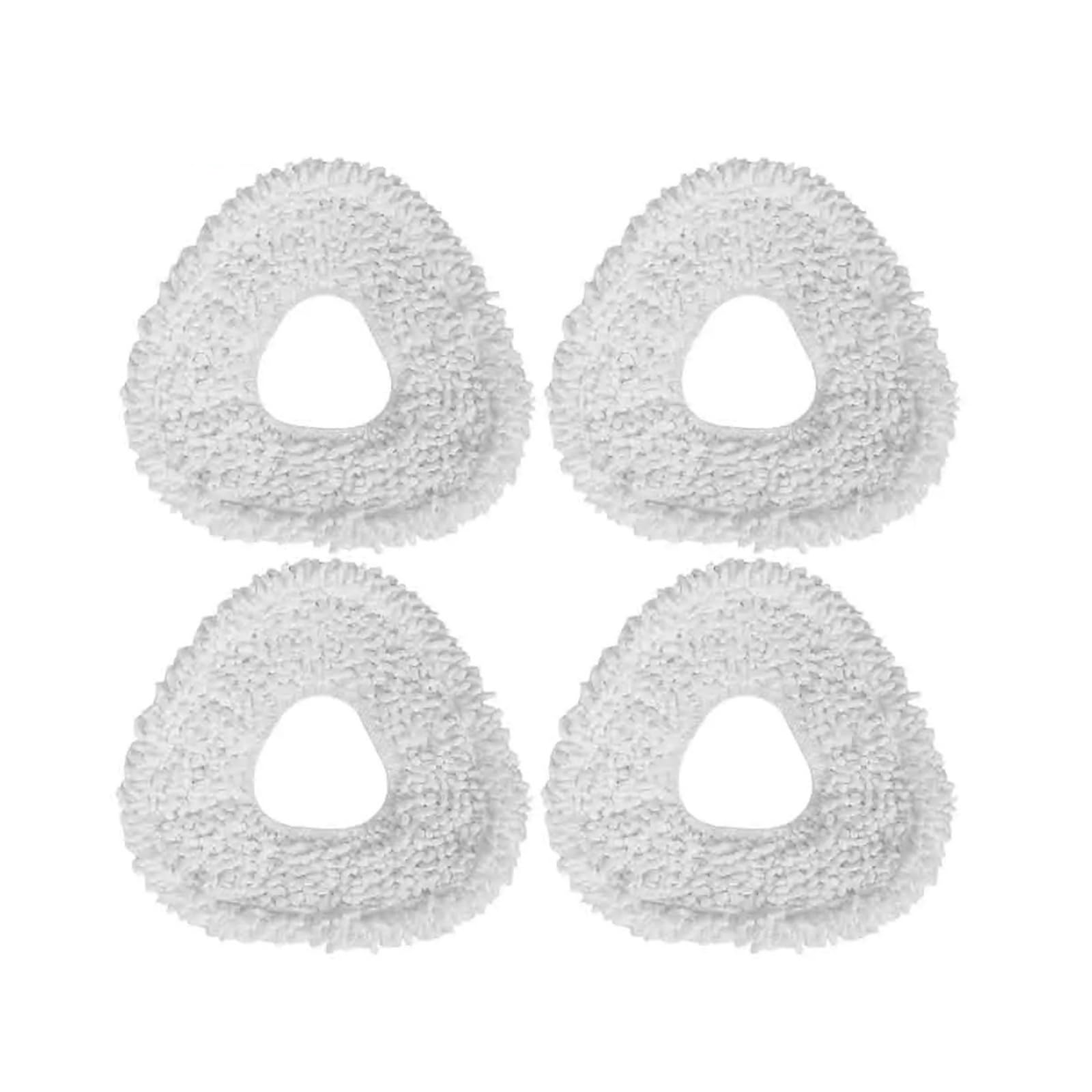 VIXWDRUTY Mop Stand And Mop Cloth，Compatible For Narwal， Compatible For Freo，Z Ultra J3 J4 J4 Lite J5 Sweeping Robot Mop Cloths Rag Spare Parts(4PCS Mop Cloth)