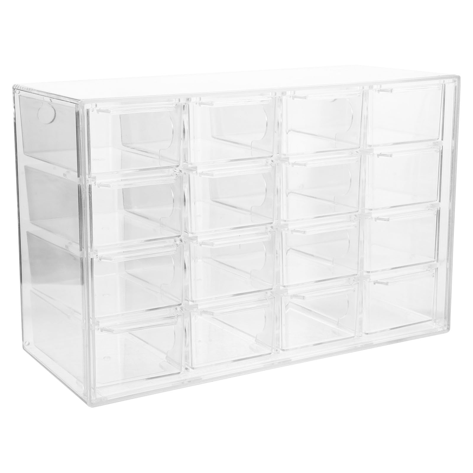 Boîte de rangement pour bijoux transparente VALICLUD avec 16 compartiments en Pp