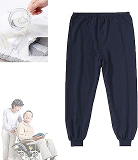TPU Incontinence Pants,Washable Elastic Adjustable Patient Care Trousers,Adult Incontinence Leak-Proof Pants,Ideal for Bedridden Patients,