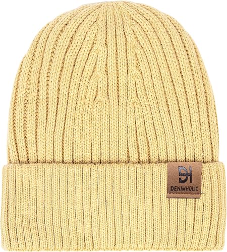Image of DENIMHOLIC Winter Cap for Men & Women, Beanie Cap for Men Woolen Cap for Men & Women, Beanie Cap for Women