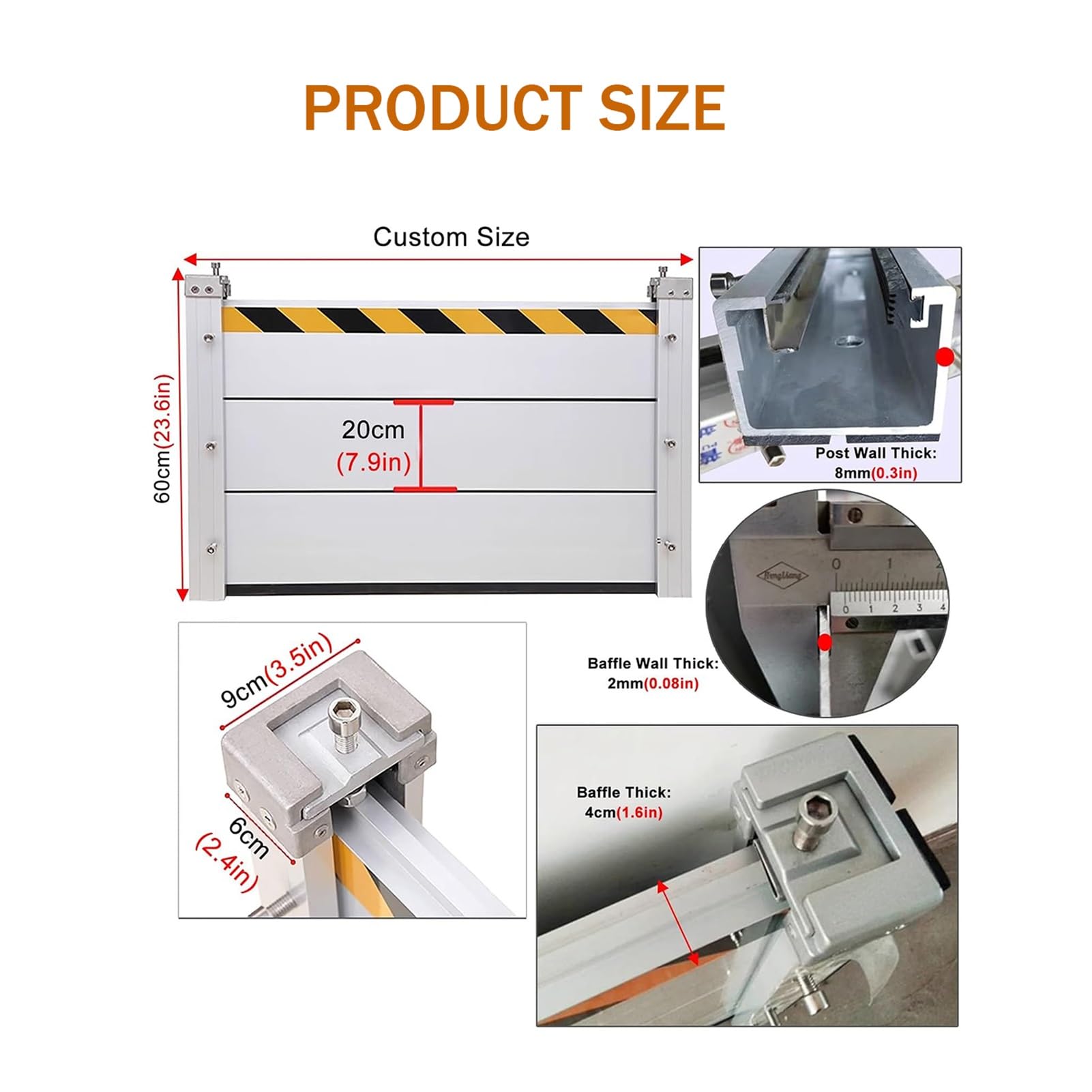 Kit Soglia Antiallagamento For Porta Del Garage, Diga Temporanea Barriera Antiallagamento For Porte E Finestre Di Casa, Sistema Di Protezione Antipioggia Rimovibile Riutilizzabile For Seminterrato/gar