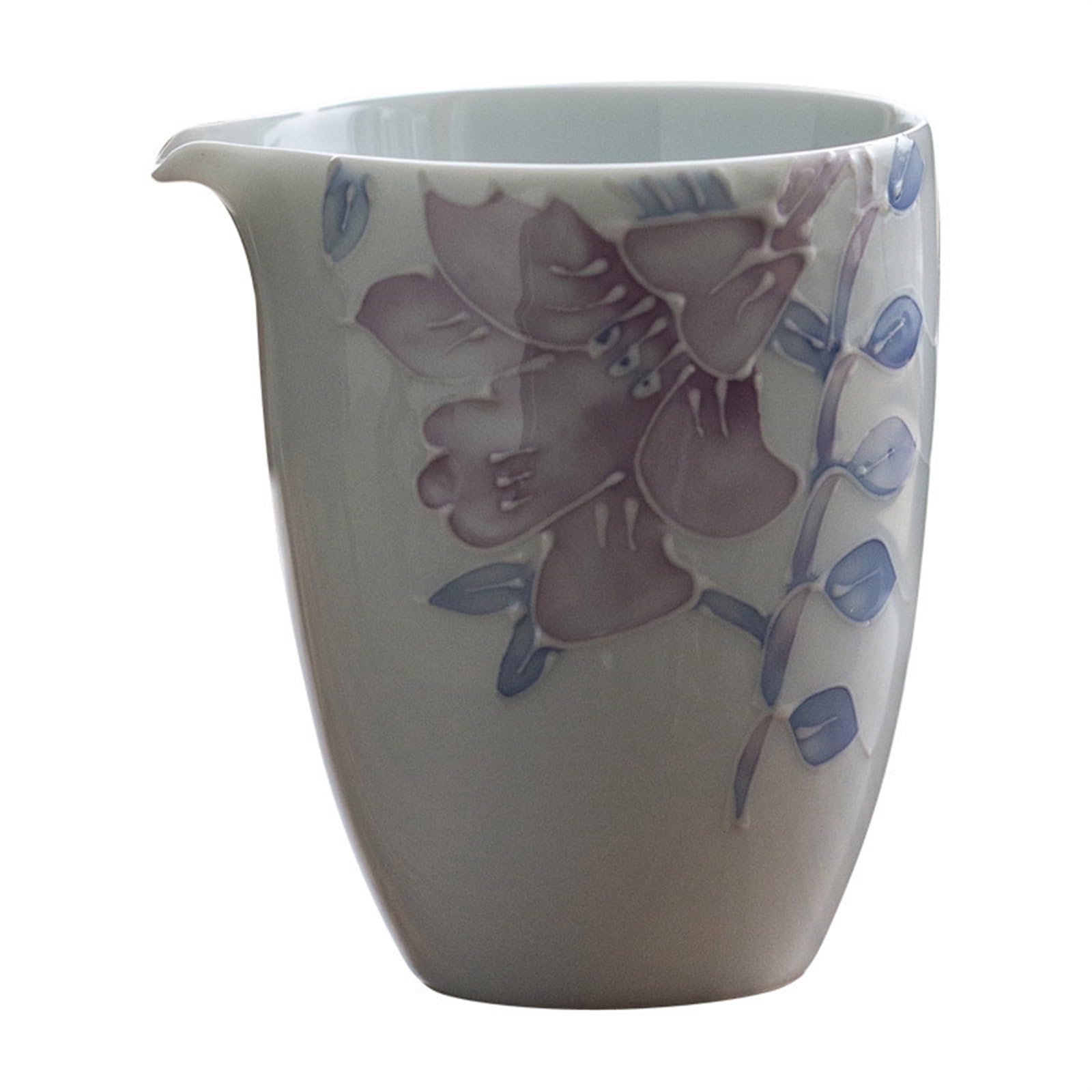 YHANNI Tea cups Foggy White Tea Cup Frosted Hand Grasping Lazy Man Tea Bowl Zen Tea Set High Quality Cover Bowl