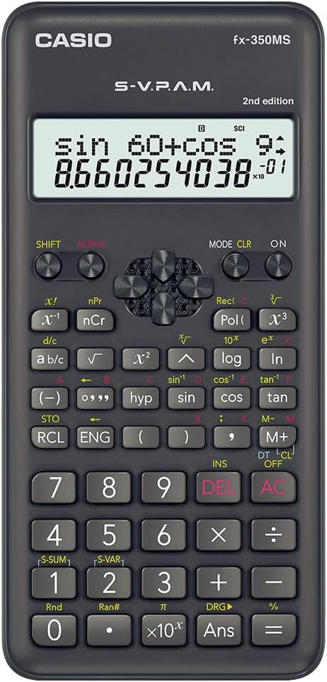 FX-350MS 2nd Edition Non-Programmable Scientific Calculator