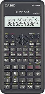 Casio Fx-350Ms 2Nd Gen Non-Programmable Scientific Calculator, 240 Functions and 2-Line Display, Black Price In India