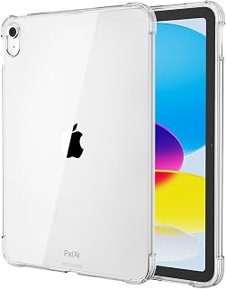 Lunivop Tablet Cover Compatible with iPad (A16) 11th/10th Generation Case 11"/10.9" 2025/2022 Slim TPU Anti-Yellowing Silicone Transparent Protective Cover for iPad (A16) (Clear)