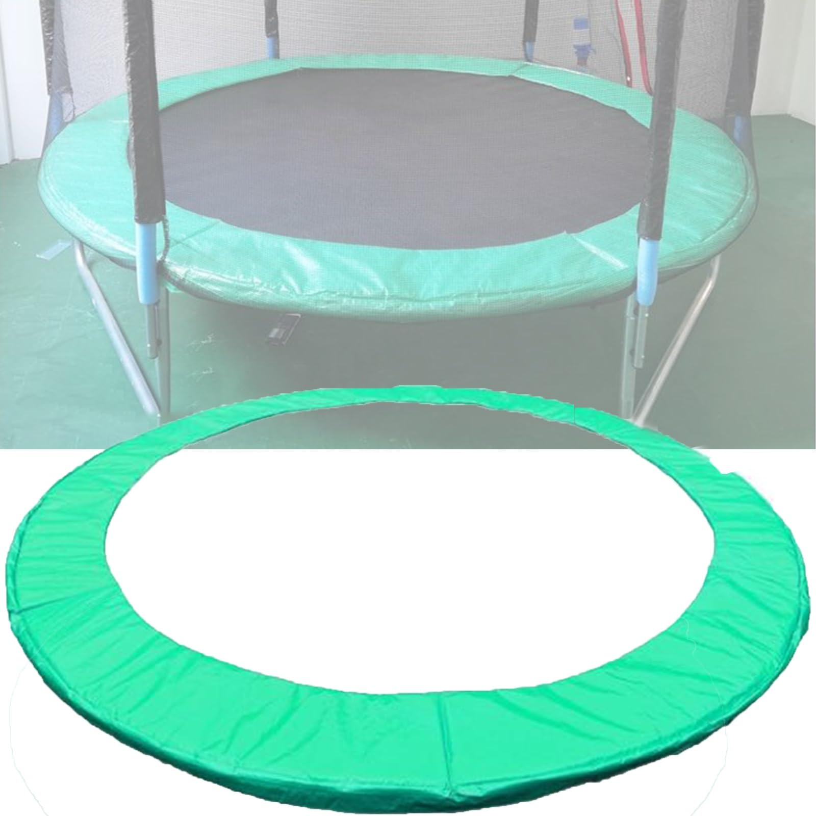 Protezione per Bordo di Tappeto Elastico 244cm 305cm 366cm 396cm, Resistente agli Strappi, Resistente ai Raggi UV, Tappetino di Sicurezza Impermeabile