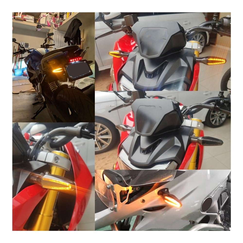 Segnali Svolta Lampeggiatore Moto Indicatore Di Direzione Per F700GS F800 GS/GT/R S1000RR R1200 K1300S G310 GS R Nove T PURE Per Scrambler Urbano