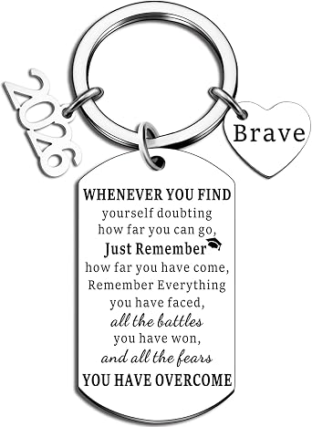 Graduation Gifts 2026 Class Of 2026 Keychain Gifts 2026 Senior High School College Student Graduation Gifts Inspirational Gifts For Women Men Her Him Son Daughter Teen Boys Girls Bulk