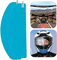 Kit 2 Película Antiembaçante Para Capacete Motocicleta Moto a Prova de Chuva Água Universal