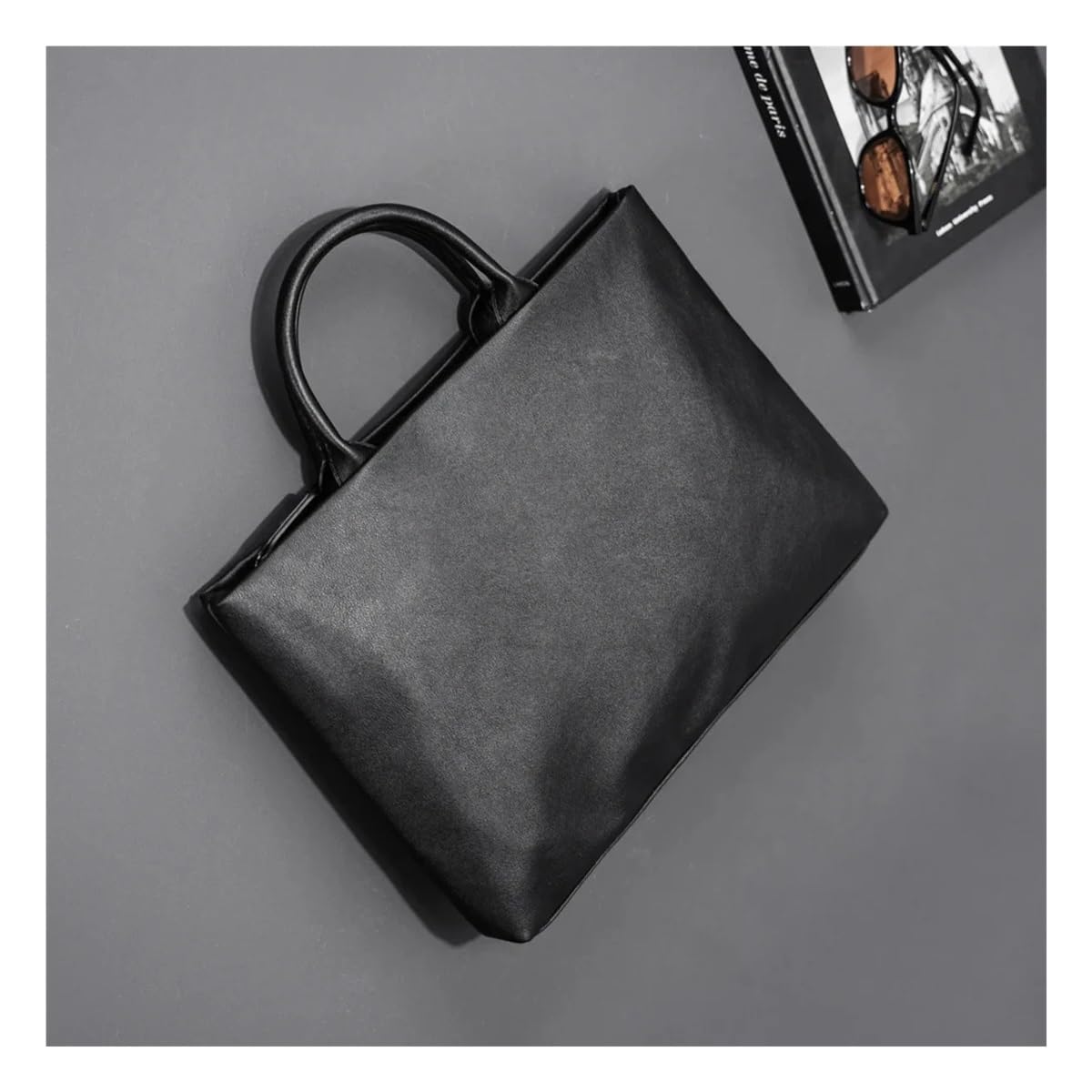 Luksusowe skórzane męskie torebki biznesowe dokumenty podróżne torba na komputer teczka moda uniwersalna torba na laptopa 14 cali 12,9 cala, 37 cm, Rozmiar Uniwersalny