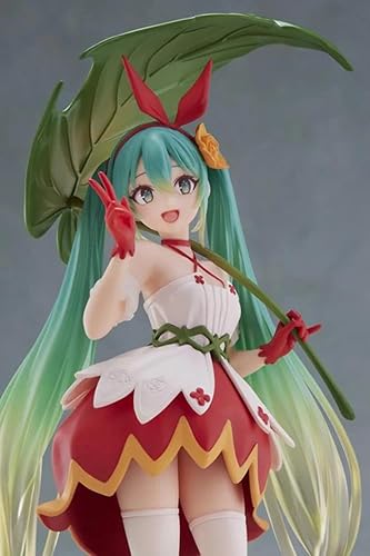 Miniatura 8 de Taito Prize Hatsune Miku Wonderland PVC Hatsune Miku Thumbelina Estatua 7.1 in