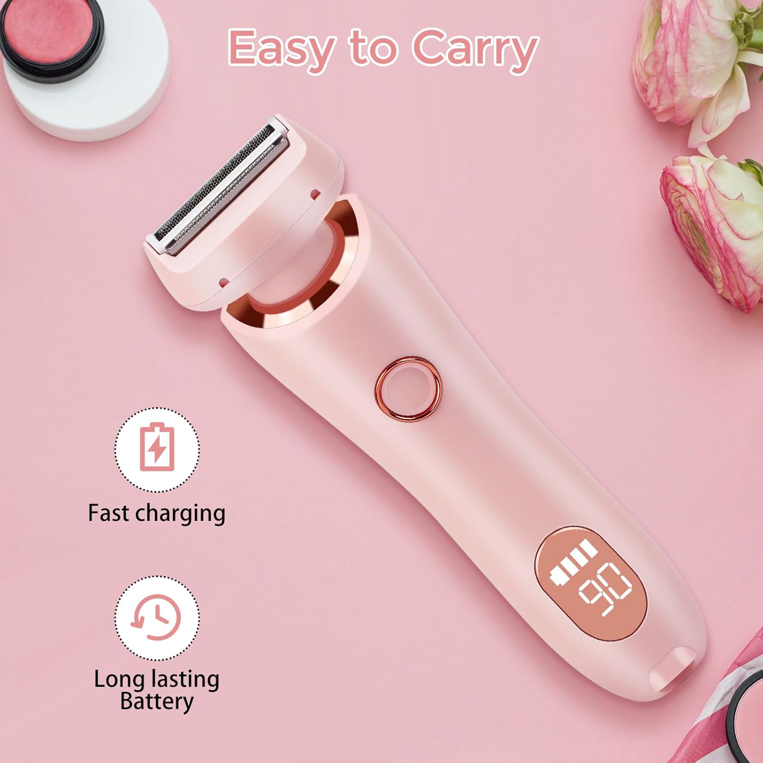 Solys Razaors for Women, Wet & Dry Electric Waterproof Shaver, The Glide Pro 3.0 Duskofficial Razor, 2 in 1 Livora Silk Electric Shaver for Women, Dusk Razor, Painless Hair Removal - Image 5