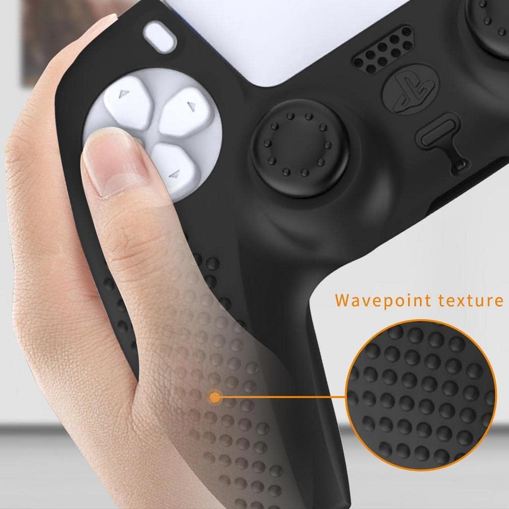 XBERSTAR Anti-Slip Silicone Protector Cover +Rocker Cap for PS5 Edge Controller - Image 3