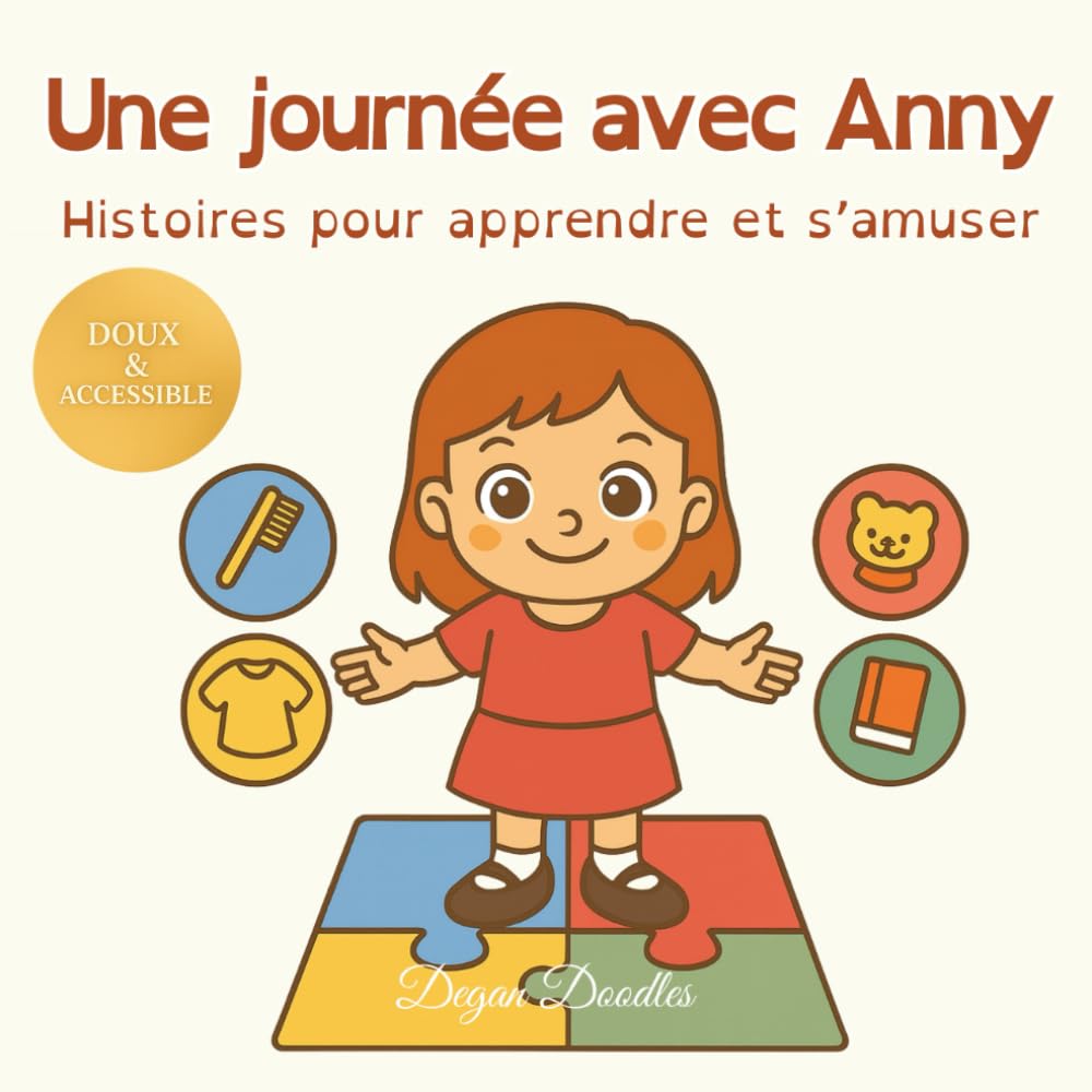 Une journée avec Anny - Histoires pour apprendre et s’amuser: Un livre illustré sur les routines, l’autonomie et le plaisir – idéal pour les enfants autistes ou ayant des besoins particuliers.