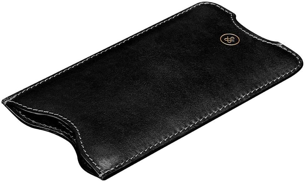 Maxwell Scott - Luxury Leather Cell Phone Case for iPhone XR, iPhone 11, Samsung S10 & Samsung S8 - The Leoni Black