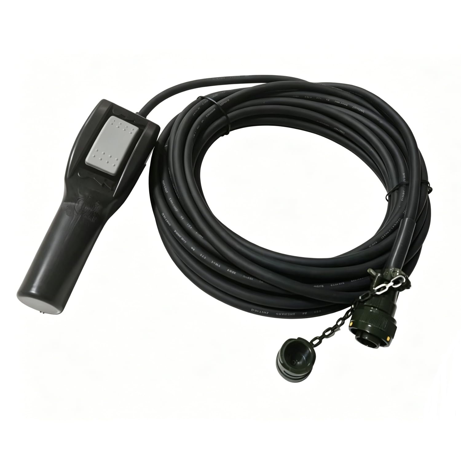 WARN 85394 ręczny pilot do wciągarki linowej, przewodowy pilot zdalnego sterowania do wciągarki linowej DC, kabel 33" (10 m), do offroad, przyczepy kempingowej i warsztatu