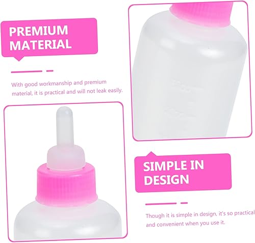 Miniatura 3 de Yardwe 3 Unidades Mascota Perro Enfermería Botellas de Alimentación Gato Alimentador Portátil 3 unids*3