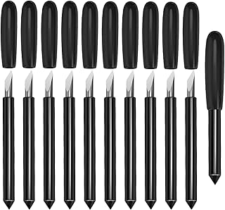 10PCS Deep Cut Blades, AUNKZL Replacement Deep Point Blades Compatible with Explore 4/3/Air 2/Air One/Air/Maker/Maker 4/3 Cutting Machines Cut Materials Up to 1.5mm Thickness, Personalized Crafts