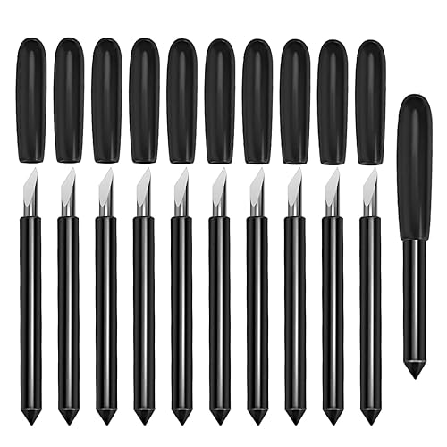 10 cuchillas de corte profundo, cuchillas de repuesto de punta profunda compatibles con máquinas de corte Explore 43Air 2Air OneAirMakerMaker 43,