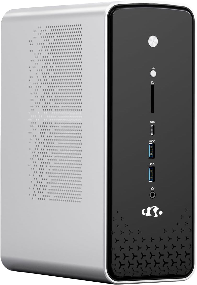 NIMO Mini PC Desktop, AMD Ryzen AI Max+ 395 128GB LPDDR5 8000MHz RAM | (Up to 5.1GHz) 1TB SSD Mini Desktop AI Server Radeon 8060S Graphics USB4.0 4K Display Computers for AI Computing & Gaming