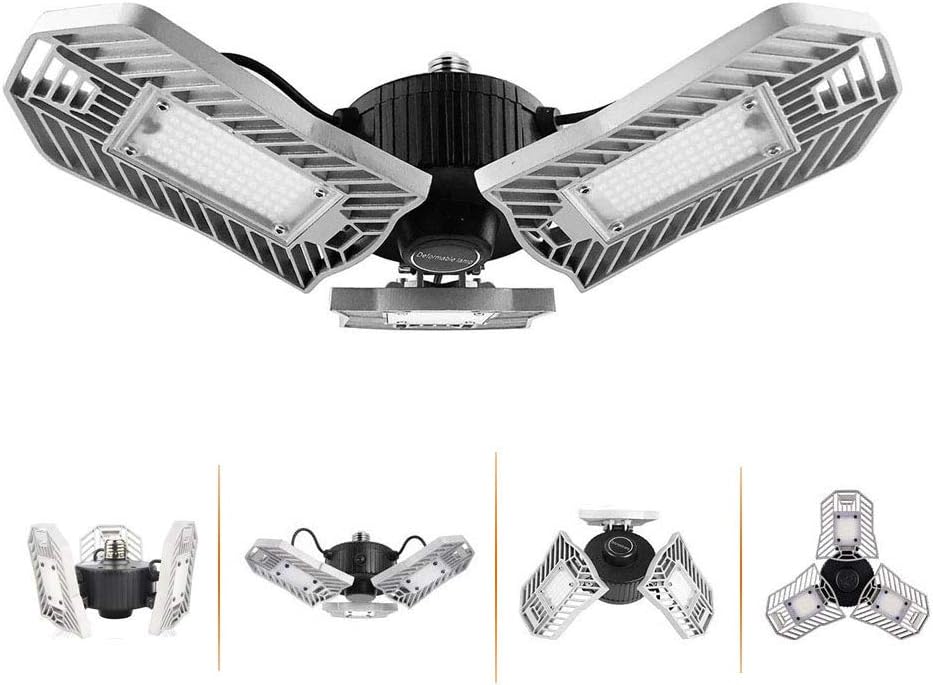 Garage Lighting 80W,Led Garage Lights 8000lm, E26 Garage Light, LED Basement Ceiling Lights, Led Shop Lights, Workshop Light, Garage led Bulbs, Super Bright led Bulbs Light (Daylight, 80W"Ordinary")